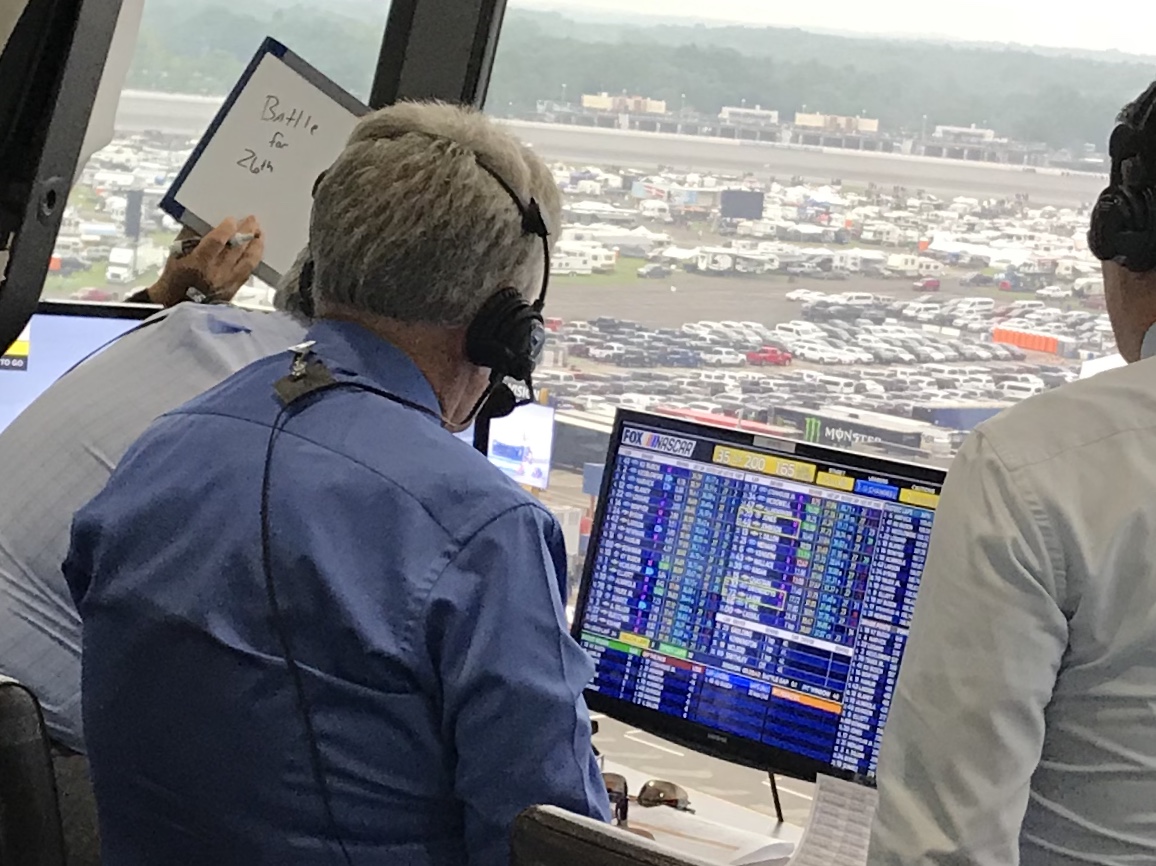 A visit to the NASCAR on FOX booth